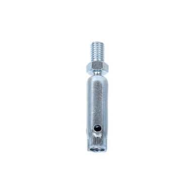 Walraven zinkbelagt T-bolt med pendul, M8x20 og L=79, vist med gevindtap og hul i siden.