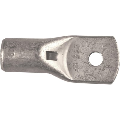 Nærbillede af Elpress Cu-rørkabelsko KRF, 95mm², M10, med synlige markeringer som '20' og '95-10F'.