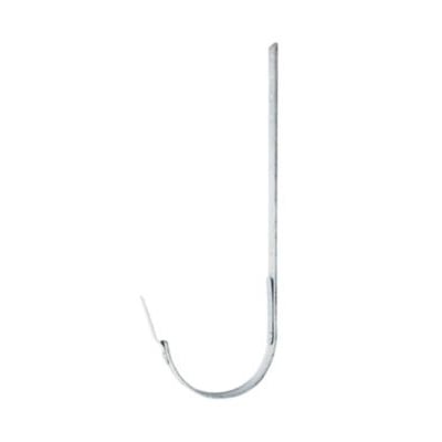 Langt rendejern med vulst nr. 10, 250 mm, fremstillet af varmforzinket stål for øget holdbarhed og korrosionsbestandighed.