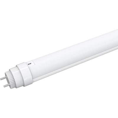 LEDlife T8 LED-rør på 150 cm med hvidt rørhus og G13-fatning med to stifter.
