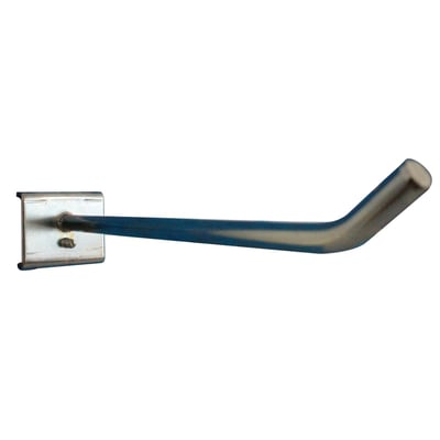 Maskinfabrikken Universal værktøjskrog, 250mm lang med 35 graders vinkel og 8mm krogdiameter, monteret på en hulpladeholder.