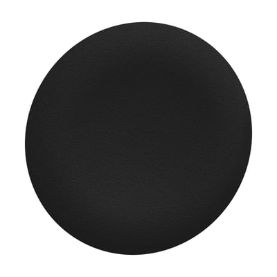 Sort, rund trykflade med diskret tekstur til Schneider Electric Ø30 mm flush trykknaphoveder.