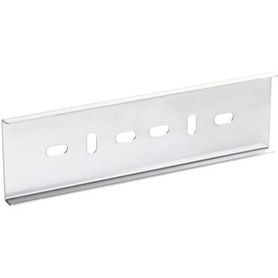 Schneider Electric koblingsbeslag ES114, 60mm bred, fremstillet i AISI304 rustfrit stål med flere monteringshuller.