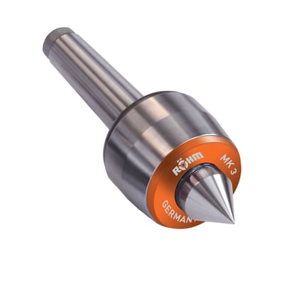 Rullepinol RÖHM K33 MK3 Orange Line i metal med orange markering, der viser mærket og MK3 størrelsen.