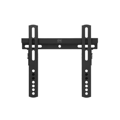 One For All WM4212 TV-vægbeslag i sort metal, designet til skærme fra 19-43 tommer med VESA 200x200 og 50 kg kapacitet.
