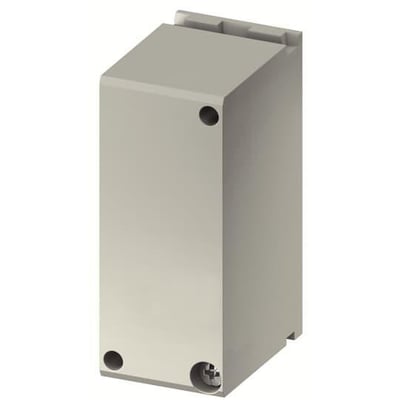 ABB Smissline ZLS252, et gråfarvet kabinet med skrå top og monteringsmuligheder i hjørnerne.