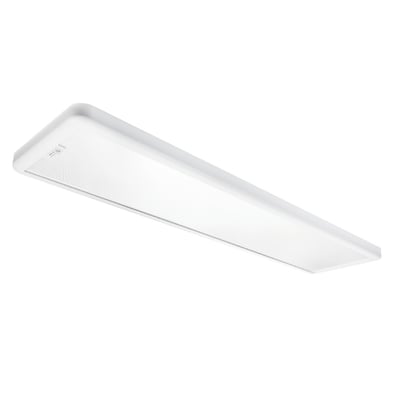 SG Armaturen Sense Surface Connect, et 300x1200 mm hvidt LED panel med integreret sensor og driver.