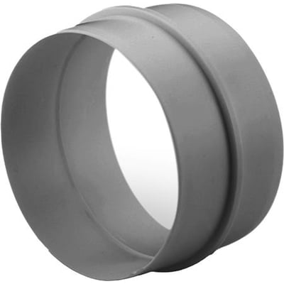 Fresh plastsystem 100 nippel i grå PVC, designet til samling af rør med en diameter på Ø100 mm.