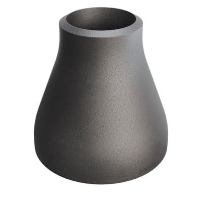 Svejsereduktion i P235 stål med dimensionerne 88,9/5,6 x 48,3/4 mm, grå mat finish på hvid baggrund.