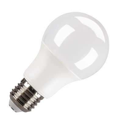 SLV A60 E27 LED-lyskilde på 9W med en varmhvid lysfarve på 2700K og 800 lumen.