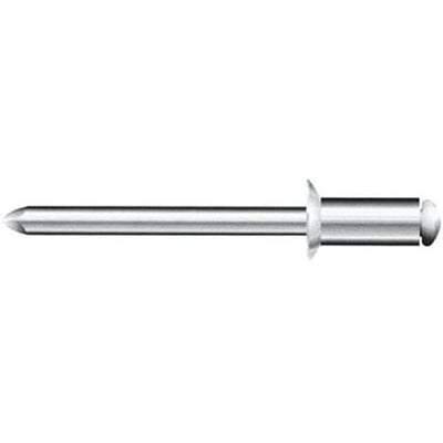 Bralo blindnitte 4,8x12mm undersænket med hoved og skaft af aluminium og stål. Pakke med 500 stk.