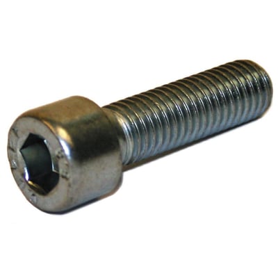 Insexskrue M8x55 DIN 912 med cylindrisk hoved og indvendig 6-kant, el-galvaniseret stål.