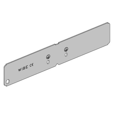 Schneider Electric samling W49/60 koblingsbeslag til kabelbakker W1-W3, el-forzinket med synlige skruehuller.