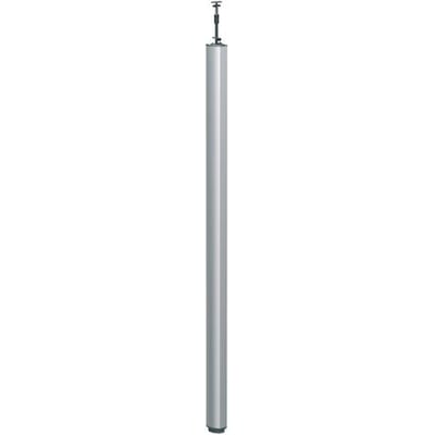 Schneider Electric OptiLine 45 POL-T2 installationsstav i elox aluminium, justerbar fra 3100-3500mm med synligt loftbeslag.