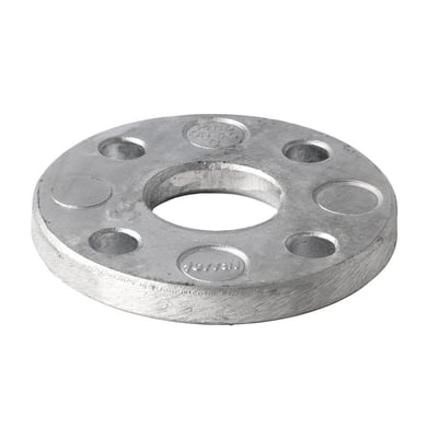 Galvaniseret løsflange DN25/33,7 mm PN40 med 4 boltehuller, iht. norm EN-1092.