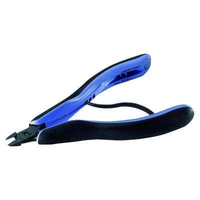 Bahco RX8131 sidebidetang på 135 mm med blå og sorte ESD-sikre håndtag, perfekt til elektronik.
