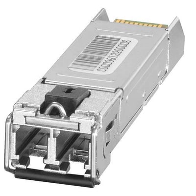 Siemens SCALANCE X SFP991-1LD modul med 1x 100 Mbit/s LC-port, optisk single-mode, rækkevidde op til 26 km.