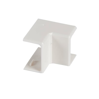 Legrand indvendig hjørne i hvid plast til 15x10 mm DLP-S mini kanalsystem.