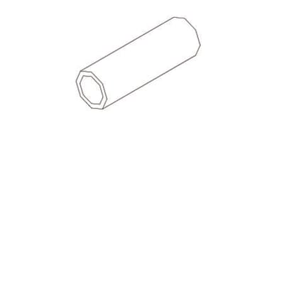 Eaton rørstift 220J1101 med 4 mm diameter, vist som en linjetegning på hvid baggrund.