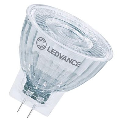 Ledvance LED MR11 pære, 2,8W, 184lm, GU4 fatning og 36° spredningsvinkel, klar glas.
