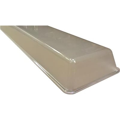 Lumitech mat diffuser PC super 118/218, professionel, med aflang, let buet skærm og afrundet ende set skråt.