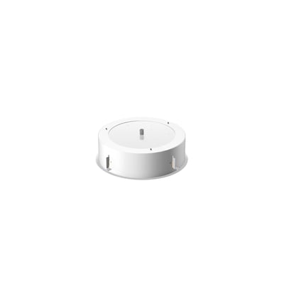 Bagside af SLV MEDO 30 downlight i hvid, viser monteringsklemmer og tekniske detaljer på hvid baggrund.