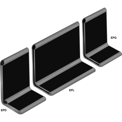 Legrand samlestykke EPL monteret mellem deleskinner EPD og EPG for en stabil forbindelse i gitterbakkesystemet.