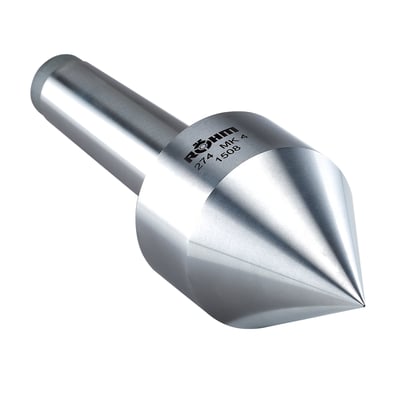 Røhm rullepinol MK4 med fuld spids, type 627-274, fremstillet af metal med præcisionsmærkning og 60 graders spids.
