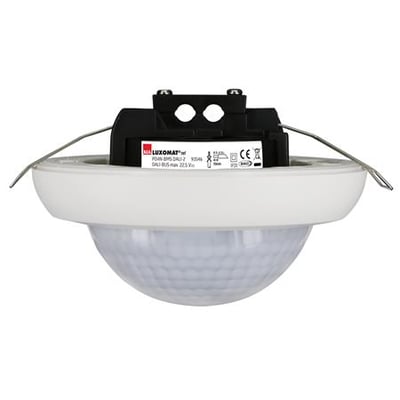 B.E.G. PD4N-BMS-DALI-2 multisensor til direkte indbygning eller påbygning med DALI-2 teknologi og hvid plastholder.