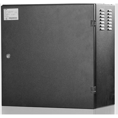 Eaton Bypass EXT MBS 40kW ekstern vedligeholdelses-bypass switch til 3-fasede UPS-systemer med en låsbar dør og ventilationsåbninger.