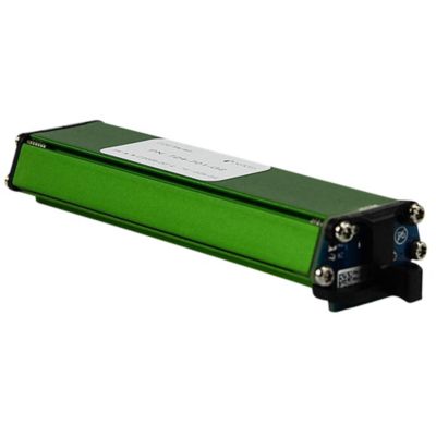 Inficon D-TEK sensor til R744 (CO2) kølemiddel i et grønt metalhus med skruer og et lille sort stik.