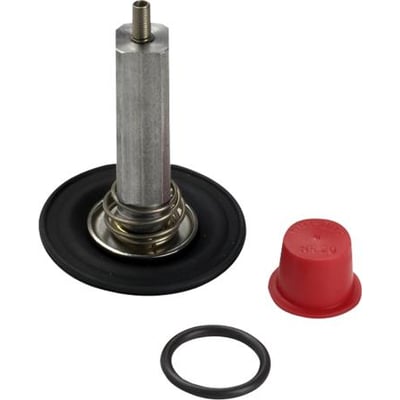 Danfoss EV250B reservedelssæt til 10-12BD NC FKM ventiler, med membran, fjeder, O-ring og rød hætte.