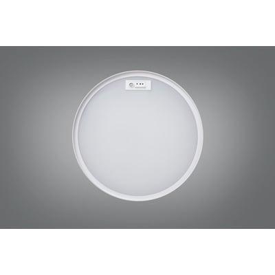VAERK Nanna Loft 30W LED lampe med Ø 425mm diameter og opal skærm for jævn lysfordeling.