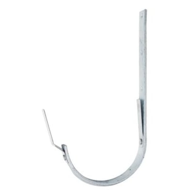 Kort rendejern med vulst nr. 10, 250 mm, fremstillet af varmforzinket stål med aluminiumsnitter.