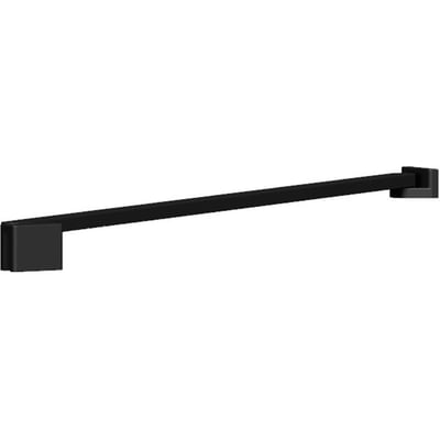 Stabiliseringsarm i matsort stål fra Dansani med 600 mm længde til brug med D-model brusevægge.