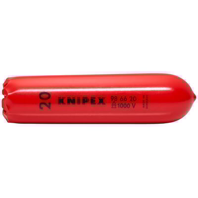 Knipex L-AUS tylle 20 x 100 mm, VDE-godkendt beskyttelseshylster med 20mm indvendig diameter.