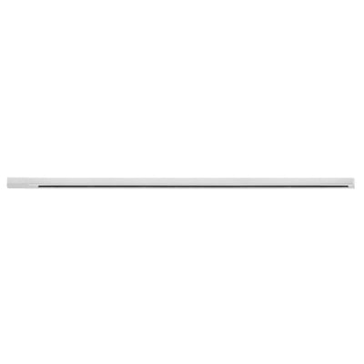 Enkel hvid Nordic Aluminium Skagen lysskinne på 1 meter, vist horisontalt mod en hvid baggrund.
