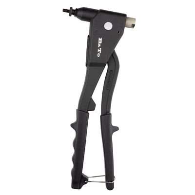 BATO gevindnitte tang i sort metal med ergonomiske greb og logo trykt på siden, klar til brug.