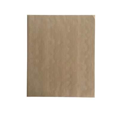 Brunt bagepapir, 40 x 33 cm, vist som et enkelt rektangulært ark med let struktureret overflade.