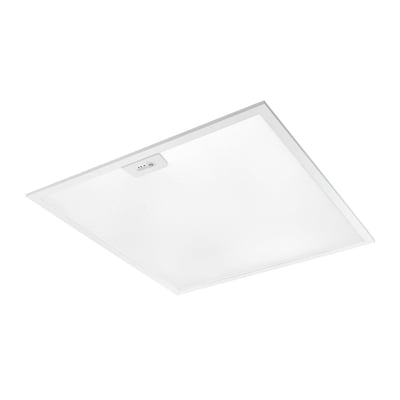 SG Armaturen Sense Basic Connect 600x600mm LED panel i hvid stålramme med integreret SG Connect-sensor langs kanten.