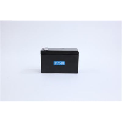 Eaton Battery+ M UPS-batteri til udskiftning, sort med Eaton-logo og specifikation på 12 V og 9 Ah.