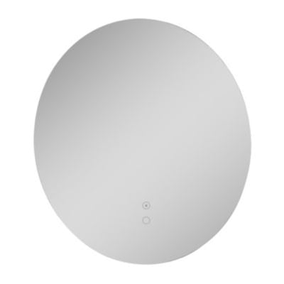 Royo Luxor rundt spejl Ø100 cm med integreret LED-belysning og to touch-knapper til funktioner.