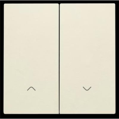 Niko tangent i creme farve med to betjeningsflader, symboler for op og nedviser funktion, til smart motorbetjening.