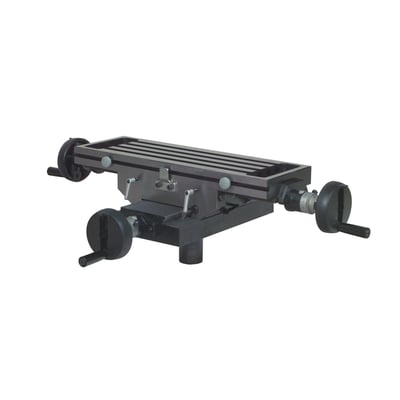 Scantool Krydsbord SBM 28F-32F i robust metal, med drejehåndtag og præcisionsskalaer til præcisionsarbejde.