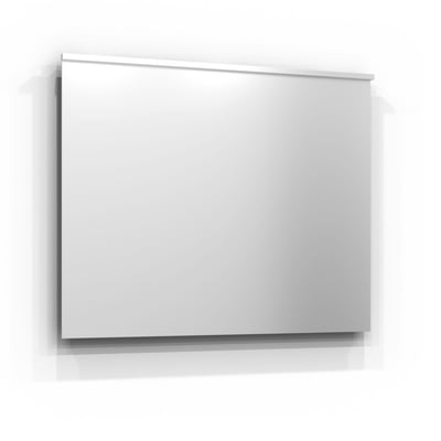 Svedbergs Tived LED spejl i hvid med frontbelysning og en bredde på 100 cm, dybde på 6 cm.