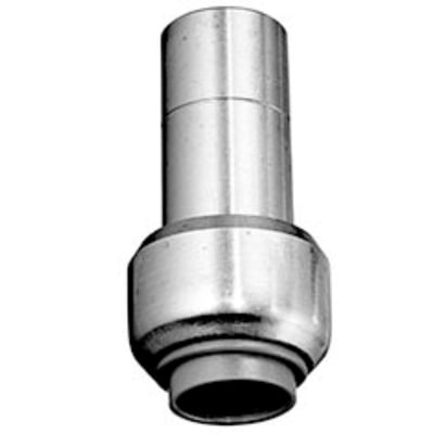 Detaljeret billede af Roth reduktion til rør, viser samlingen mellem 18mm og 15mm dimensionerne.