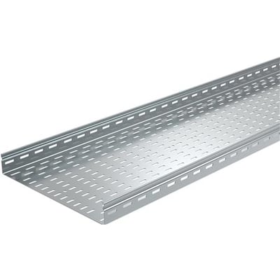 Legrand P31 SOL kabelbakke i pregalvaniseret stål, 60x500 mm, vist i perspektiv på hvid baggrund.