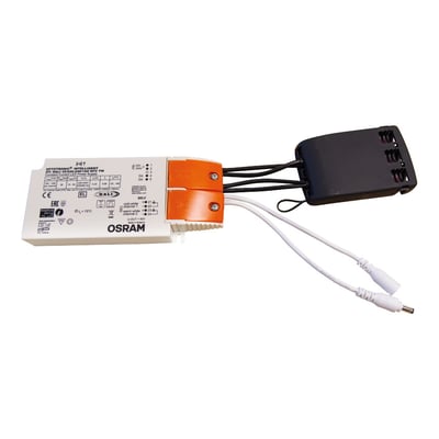 SG Armaturen Sense TW Driver, en hvid konstant strømforsyning til LED med 4000 lumen, 38W og DALI Type 8 dæmpning.