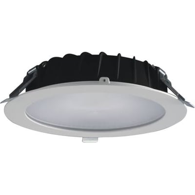 Unic-Light Orion 235 LED loftarmatur i hvid aluminium med justerbar CCT og 20W effekt.