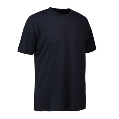 ID Identity Game T-shirt i navyblå til herrer i størrelse 3XL, vist forfra på hvid baggrund.